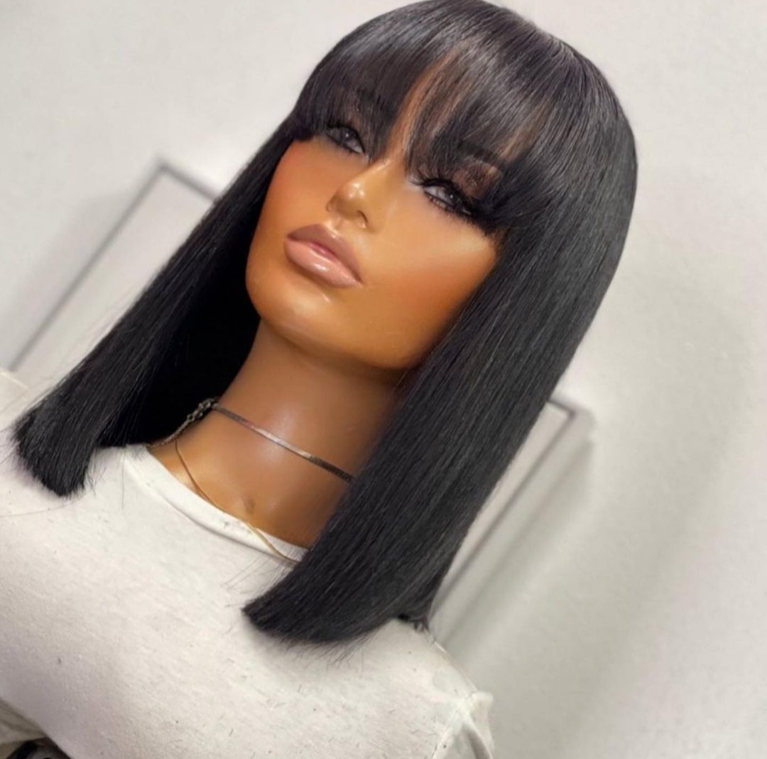 ombre blonde color Bob Lace Wig 100% Virgin Human Hair,Wholesale Peruvian Bob Wig human Hair Lace Front Wigs For Black Women