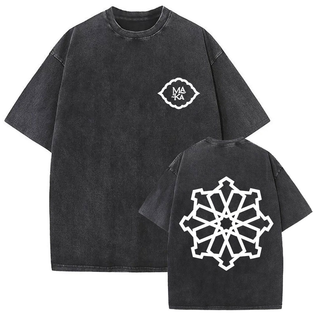 Vintage Washed Hip Hop Graphic T-Shirt