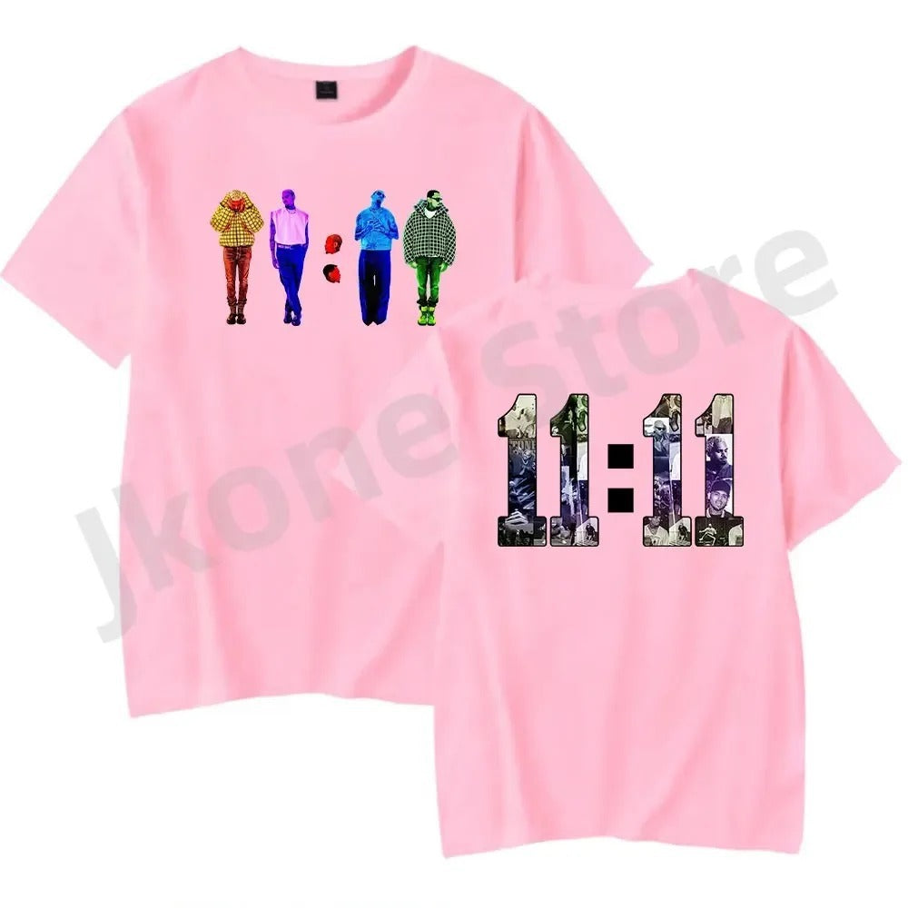 Chris Brown Rapper T-shirts 11:11 Album Merch Women Men