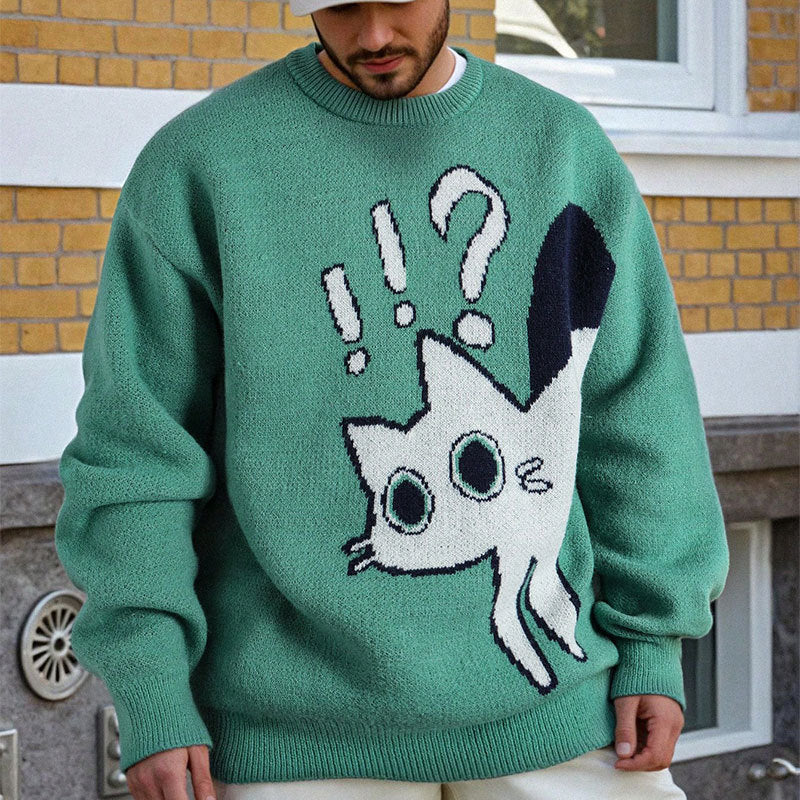 Cartoon sweater for men