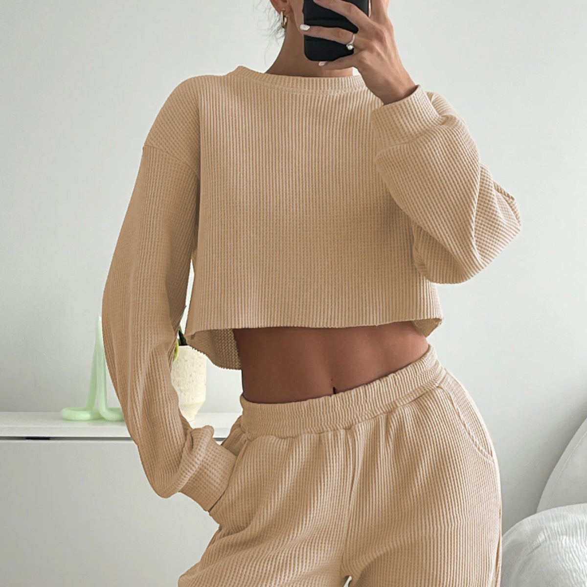 Women’s Casual Two-Piece Hoodie Set