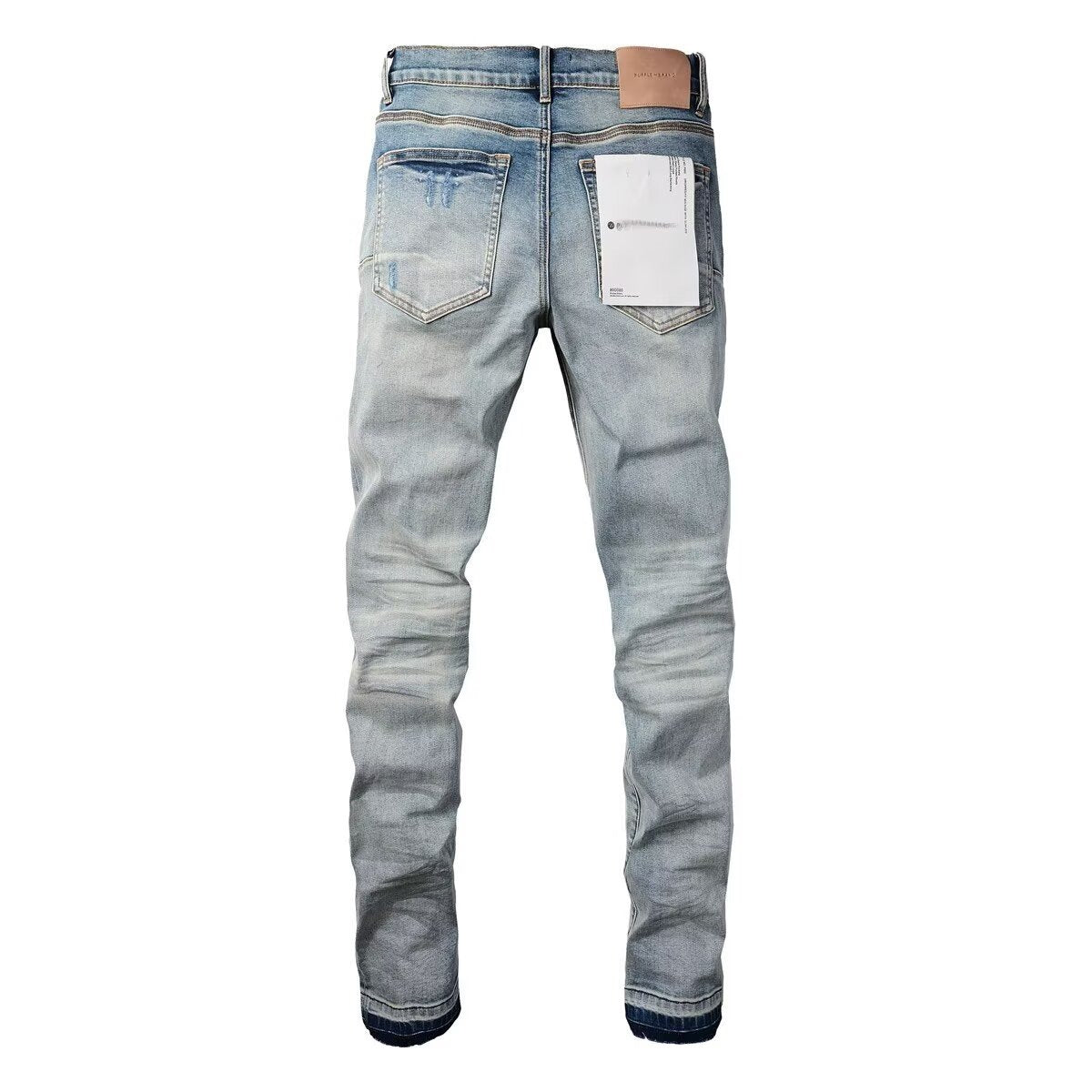 Men's Harajuku Style Slim Fit Distressed Stretch Denim Skinny Jeans