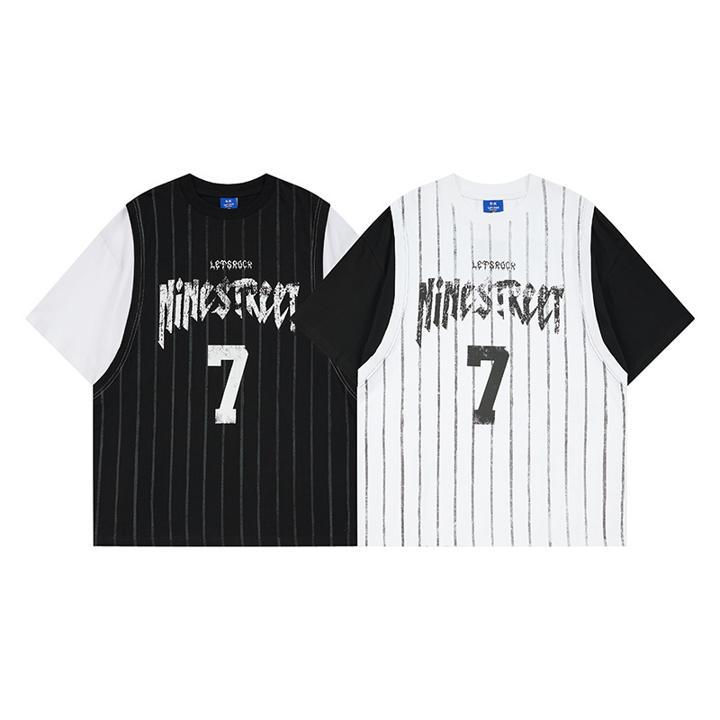 Printed fake two T-shirts