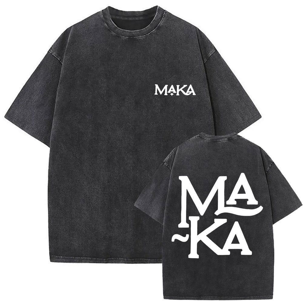 Vintage Washed Hip Hop Graphic T-Shirt