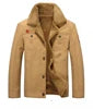 Men’s Cotton Thick Thermal Coat Outwear Fleece Hooded