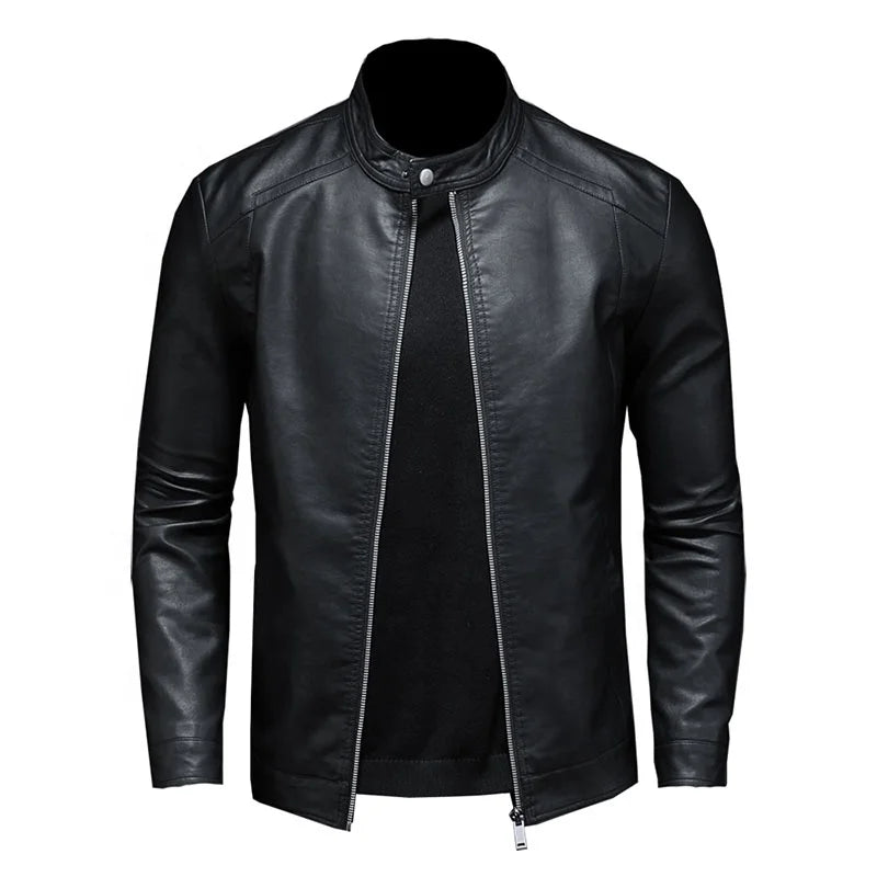 Men’s Motorcycle Casual Biker Leather jacket