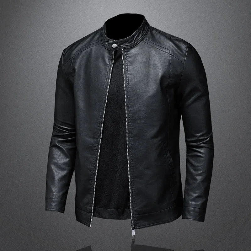 Men’s Motorcycle Casual Biker Leather jacket