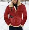 Men Liu Ming Trending Winter Thick Warm Zipper Fleece Jacket