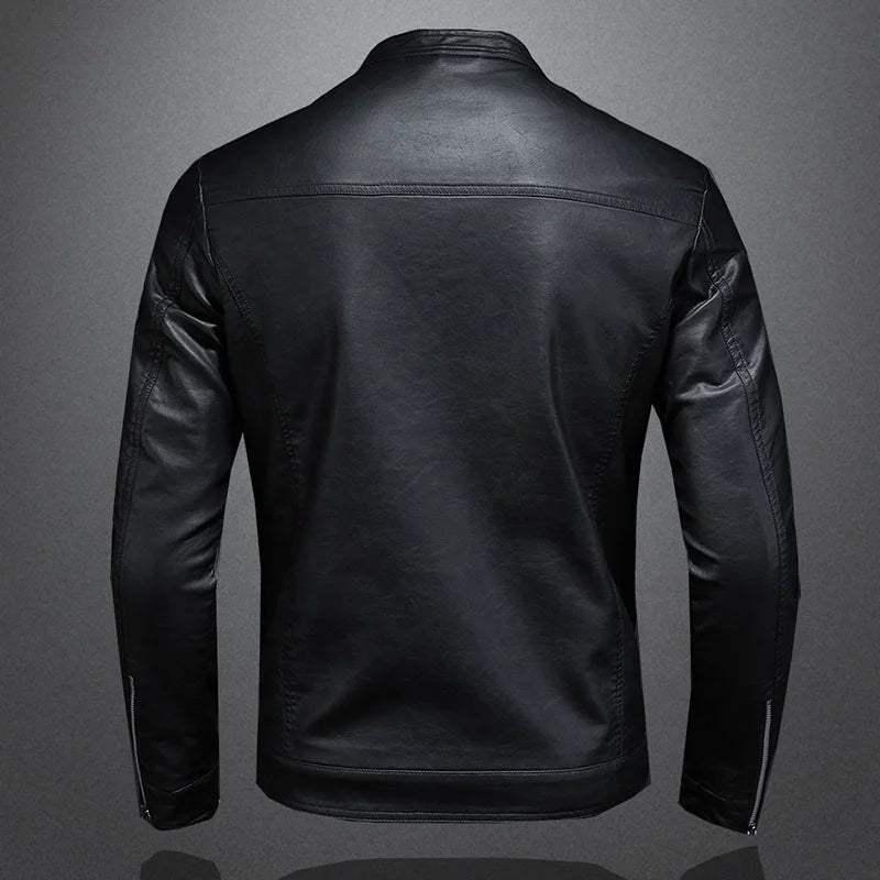Men’s Motorcycle Casual Biker Leather jacket