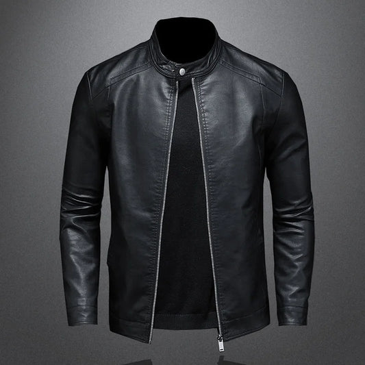 Men’s Motorcycle Casual Biker Leather jacket