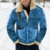 Men Liu Ming Trending Winter Thick Warm Zipper Fleece Jacket